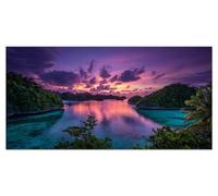 Coucher soleil Peinture Numero Adulte Paysage Enfant Activite Manuelle Coloriage Numerote Loisir Creatif Adults Kits de Peinture au Numéro d'art Activités Manuelles Adultes 100x200cm Sans Cadre u-9264