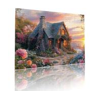 Coucher Soleil Puzzle Adulte 1500 pièces Educa Puzzles Classiques Impossible Maison Je m'emmerdais Qualité Supérieure Mystery Challenge, Toy avec Inclure Colle, pour Adultes et Enfants 57x87cm t-523