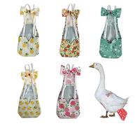 Couches à poulet pour poules et canards d'animaux domestiques - Couches imperméables réutilisables lavables avec nœud papillon pour volaille, vêtements d'oie et fournitures de canard pour animaux