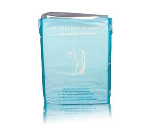 Couches adultes droites intraversables 11x38 cm (x40) incontinence