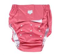 Couches adultes lavables réglables à l'incontinence réutilisable pantalon gris pour les soins aux personnes âgées (705 Rose Rot)