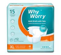 Couches Adultes pour Incontinence Grave, Changes Complets pour Homme et Femme, Culotte Absorbante Jetables pour Fuite Urinaire, Contrôle des Odeurs, Unisexe, Taille XL, 60 Unités (4 Lot de 15)