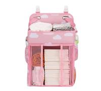 Couches avec cintre | Imperméable réglable avec plusieurs poches Rangement stable - Support pour couches pour organisation de crèche | Pour parc de, mur, porte, chambre inf