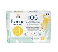 Couches bébé écologiques Taille 1 - 28 couches - Biolane