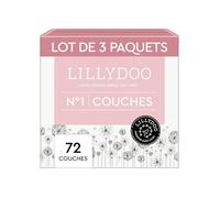 Couches Bébé Hypoallergéniques Taille 1 (2+ kg) 72 pcs - À fleurs - Taille 1 (72 Couches) - Blanc - Unisexes-Bébés - Jetable