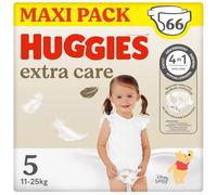 Couches bébé Taille 5 (11/25kg) - Pack de 66 couches - extra doux - barrières anti fuite - facile à changer - hypoallergénique et testé dermatologiquement - avec des motifs Disney