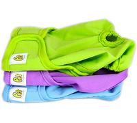 Couches Chien Lavable (Lot de 3) - Bandes réutilisables (Solide, M)