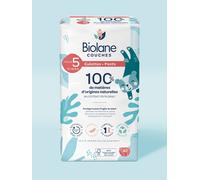 Couches culottes écologiques taille 5 de 12 à 18kg - 40 couches blanc 5