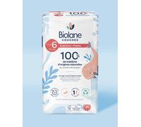 Couches culottes écologiques taille 6 16+kg - 36 couches blanc 6