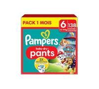 Couches-Culottes - Pampers - Baby-Dry Pants - Taille 6 - Édition Limitée Pat’Patrouille