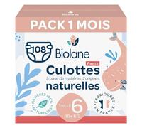 Couches Culottes Taille 6 (3 Paquets - 108 Couches) Multicolore 6