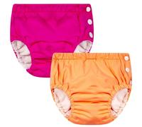 Couches de bain, 2 pièces couches de bain réutilisables, couches de bain respirantes pour tout-petits, pantalons de natation unisexes pour bébés, couches pour cours de natation, taille 90