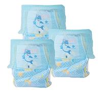 Couches de bain pour bébé, couche de bain réutilisable 3 pièces respectueuse de la peau pour cours de natation pour nourrisson pour nouveau-né pour cadeaux de douche de bébé(L 9-14kg)