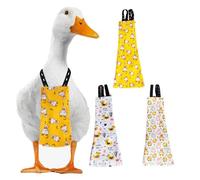 Couches De Canard, Tissu en Coton Respirant | Paquet De 3 Vêtements Réutilisables Et Lavables pour Animaux De Compagnie, Cette Couche Réglable Anti-Fuite pour Poule Empêche Les Taches D'urine sur Les
