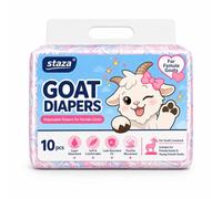 Couches de chèvre pour chèvres mâles et femelles, couches jetables pour petit bétail, bandes ventrales et couches complètes, fournitures de soins de chèvre absorbantes, ajustement mesuré à la taille