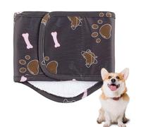 Couches De Chien Mâle Lavables - Bandes De Ventre De Chiens Réutilisables | Emballage D'incontinence pour Animaux De Compagnie Étanche | Prévention du Marquage Enduit De TPU, Soutien De La Formation