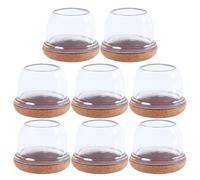 Couches de jambes de chaise - Couvre-jambes de 8 pièces de meubles | Coussin de protection de jambe qui n'est pas coulissant pour sols en bois dur des rayures et du bruit, en mouvement sua