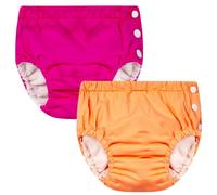 Couches de natation 2 pièces couche de bain réutilisable couche-culotte respirante pour tout-petit unisexe pantalon natation pour bébé couches imperméables pour les cours taille 1