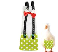 Couches de poulet lavables pour poules, couches réglables en forme de canard, lavables, réutilisables pour la volaille et les fournitures de canard