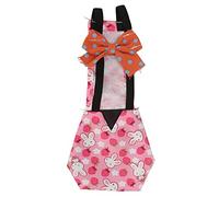 Couches de Poulet pour Animaux de Compagnie |Fuite de Motif de Lapin Mignon - Conception Anti-Fuite |Couches réglables pour Poulets/Canards/volailles |Couche Lavable réutilisable (Pink Rabbit)