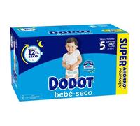 Couches - Dodot - Baby Dry - Taille 5 - 12h de Sécheresse - Barrière Anti-Fuites
