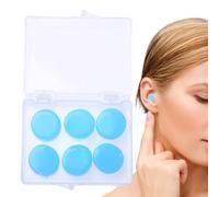 Couches d'oreilles en silicone : bouchons d'oreille réutilisables lavables pour adultes et , design ergonomique, réduction du bruit jusqu'à 27 dB | Couches en silicone pour dormir Profes