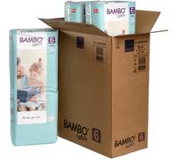 Bambo Nature Couches écologiques de qualité supérieure, couches durables étiquetées écologiques, protection améliorée contre les fuites, couches sûres et confortables pour bébé, sûres et confortables