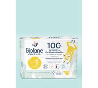 Couches écologiques taille 1 de 2 à 5kg blanc 1