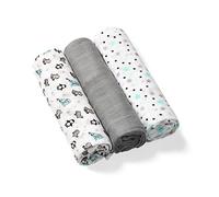BabyOno Take Care Natural Diapers couches en tissu 70 x 70 cm Gray 3 pcs