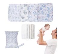 Couches en tissu - Couches pour bébés de 15 kg | Ensemble lavable en polyester TPU - Pantalon écologique réglable avec inserts et sac humide pour nouveau-nés, tout-petits, voyages