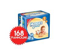 Couches Huggies Unistar Taille 3 - 168 pièces