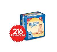 Couches Huggies Unistar Taille 4 - 216 Couches