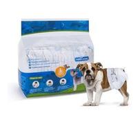 Couches jetables Nobleza pour chien Pack de 12 Taille L G