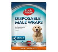 Couches jetables Simple Solution pour chiens L 12 pcs