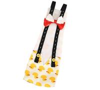 Couches lavables en forme de canard - Couches réutilisables avec nœuds papillon - Couches lavables en tissu imprimé pour animaux domestiques