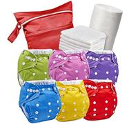 Couches lavables, respectueuses de l'environnement, réutilisables, remplies de bambou, rouleau de serviettes jetables, sac de transport pour nouveau-né