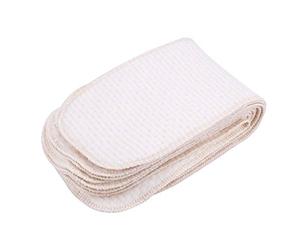 Couches Lavables Réutilisables, 10pcs Couches Respirantes en Coton pour Bébés Couches Absorbantes Lavables pour Nouveau-nés pour Bébés et Tout-petits