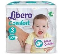 Libero Comfort - Pannolino Per Bambini Taglia 3 5-9 Kg, 30 Pannolini