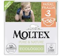 Couches Moltex Pure & Nature T3 (4-10 kg) 56 unités