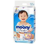 Couches Moony L (9-14 kg)// Japanese diapers nappies Moony L (9-14 kg)// Японские подгузники Moony L (9-14 kg) NEW