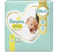 Couches New Baby Premium Protection, taille 1 : 2-5 kg - Le paquet de 22