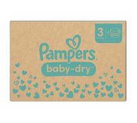 Couches Pampers Baby-Dry Taille 3 - 222 Couches - 6kg À 10kg Multicolore