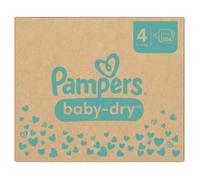 Couches Pampers Baby-Dry Taille 4 - 204 Couches - 9kg À 14kg Multicolore