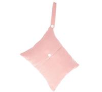 Couches Portable pour Poussette, Organisateur Bébé Rose en Coton | Poche Suspendue pour Voyage, Rangement Pratique des Couches, Format Compact et Léger