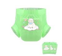Couches pour adultes CutiePlusU, 3 unités, surface sèche et absorption maximale nocturne, jetables - Candy Sheep Vert (M 71-96CM)