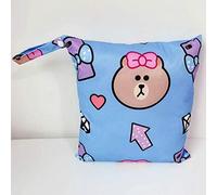 Couches Pour Bébé En Tissu Imperméable Portable Accroché Au Sac De Rangement Marron