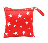 Couches Pour Bébé En Tissu Imperméable Portable Accroché Au Sac De Rangement Rouge