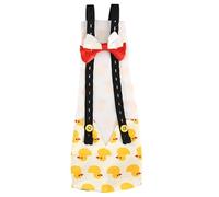 Couches pour canards,Couches pour poules - Couches de volaille domestique,Couches de canard réutilisables avec nœud papillon, couches lavables en tissu imprimé pour animaux de compagnie