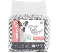 M-Pets Couches pour chien DIAPERS Femelle S - Tour 17,5-37 cm - Indicateur d'humidité - 12h - x10
