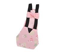 Couches réutilisables pour volaille avec nœud papillon pour animaux de compagnie, canards, poules, coqs et oies (flamant rose M) (flamant rose L)